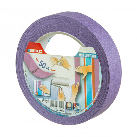 Adhesive Tape Geko Violet Paper 25 mm x 50 m