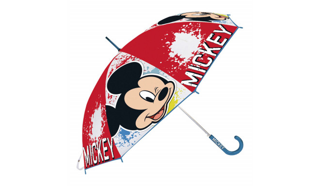 Umbrella Mickey Mouse Happy smiles Red Blue (Ø 80 cm)