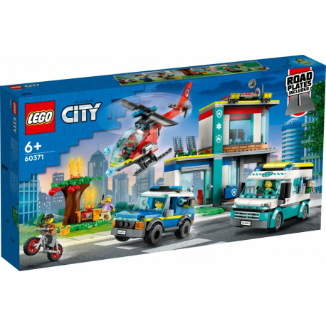 Blocks City 60371 Emergency Vehicles HQ