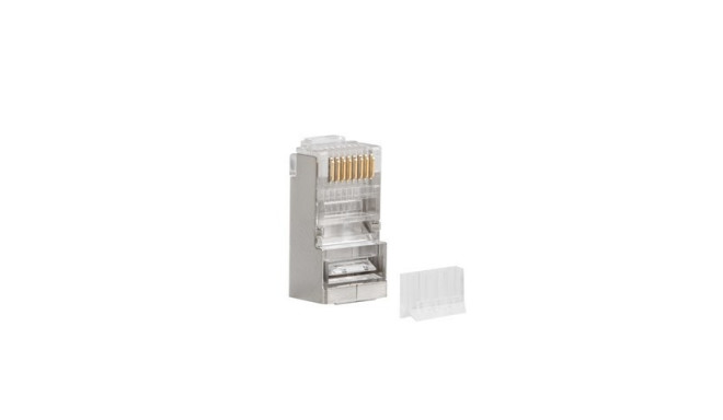 Lanberg PLS-6000 wire connector RJ-45 Stainless steel, Transparent