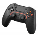 PS4/PC/Android/iOS controller DELTACO GAMING Bluetooth, 2 programmable macro buttons, black / GAM-13