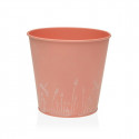 Plant pot Versa Zink Orange Metal (14 cm)