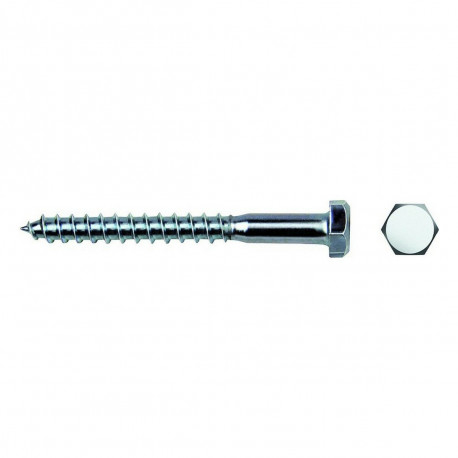 Box of screws CELO Hexagonal Galvanised (6 x 80 mm)