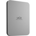 Lacie external hard drive 1TB Mobile Drive USB-C (2022), moon silver