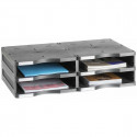 Modular Filing Cabinet Archivo 2000 ArchivoDoc 4 lahtrid Din A4 Must (36 x 60 x 16,5 cm)