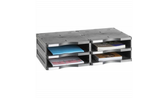 Modulaarne dokumendisahtel Archivo 2000 ArchivoDoc 4 lahtrid Din A4 Must 36 x 60 x 16,5 cm