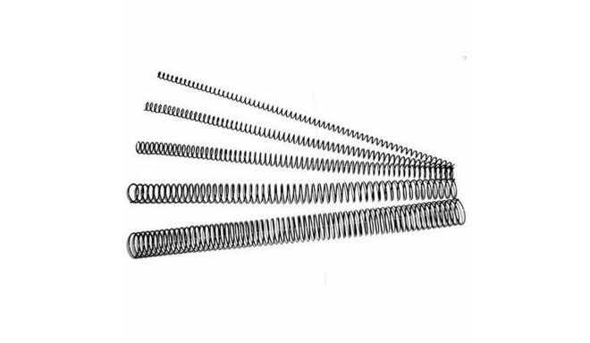 Binding Spirals DHP 5:1 100 Units Metal Black A4 Ø 22 mm