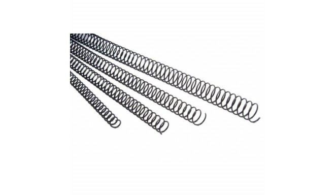 Binding Spirals Fellowes 5111501 Metal Black Ø 32 mm
