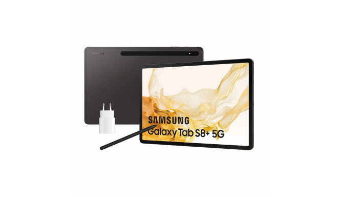 Tablet Samsung Galaxy Tab S8 Plus 5G Black 5G 12,4" Grey 256 GB