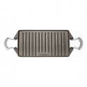 Grill hotplate Vaello Rectangular Grey Cast Iron (27 x 21 cm)