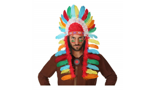 Crest Multicolour American Indian Feathers (29 x 90 cm)