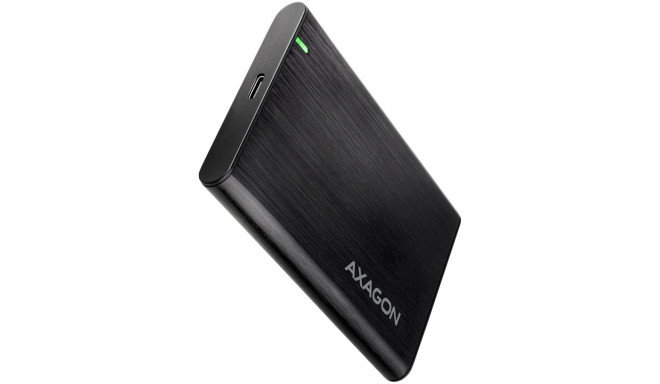 AXAGON EE25-A6C USB-C 3.2 Gen 1 - SATA 6G 2.5" External SCREWLESS ALU RAW box BLACK