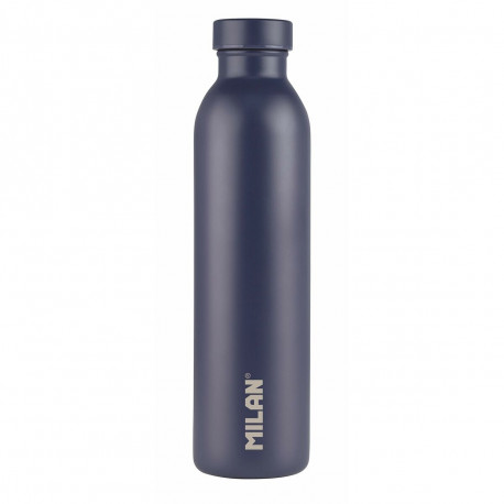 Stainless Steel Flask Milan Navy Blue 591 ml