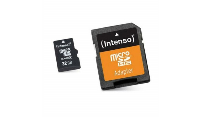 MicroSD Mälikaart koos Adapteriga INTENSO 3413480 32 GB Klass 10