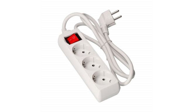 3-socket plugboard with power switch EDM 41043 Schuko (3 m)