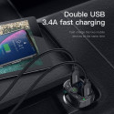 Baseus car charger-FM transmitter CCTM-01 Bluetooth 2xUSB MicroSD