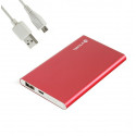 Platinet akupank 5000mAh Li-Po 2xUSB, punane (43175)