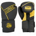 Boxing gloves RPU-BLACK 012325-0210 (czarno - różowy+10 oz)