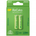 2x rechargeable batteries AA / R6 GP ReCyko 2700 Series Ni-MH 2600mAh