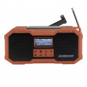 Albrecht DR 114 DAB+ āra radio ar kempinga lampu FM, SOS, gaisma, saules baterija, PowerBank, IPX5