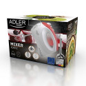 Adler hand mixer AD 4212, red/white