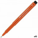 Vilt Faber-Castell Pitt Artist Fineliner M 10 Ühikut Tume oranž Vilt Faber-Castell Pitt Artist Fineliner M 10 Ühikut Tume oranž