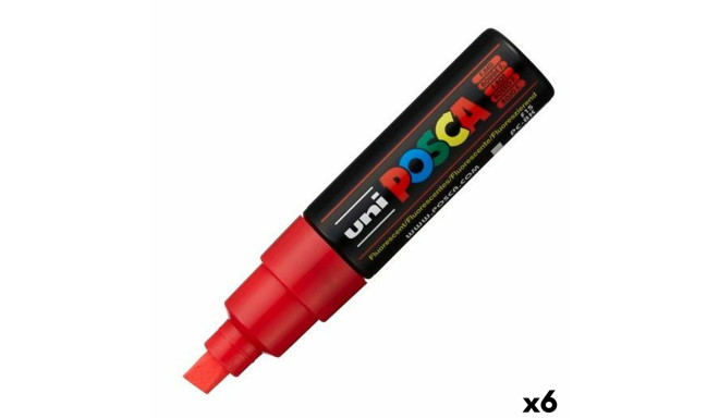 Felt-tip pens POSCA PC-8K Red (6 Units)