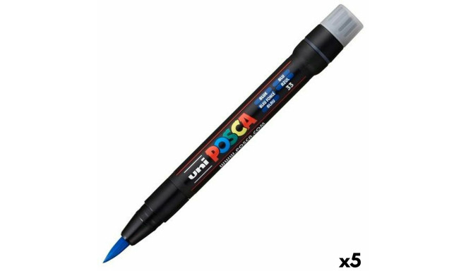 Felt-tip pens POSCA PCF-350 Blue (5 Units)