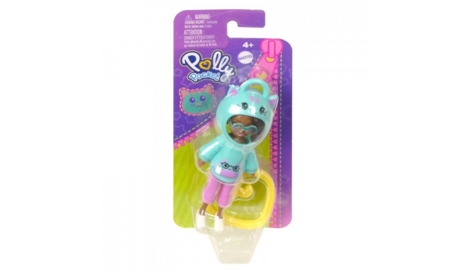 Figure Polly Pocket Friend Clips Doll Kitty