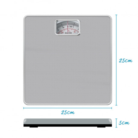 Salter 433 SFEU12 Mechanical Bathroom Scale Silver