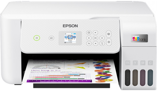 Epson kõik-ühes tindiprinter EcoTank L3266, valge