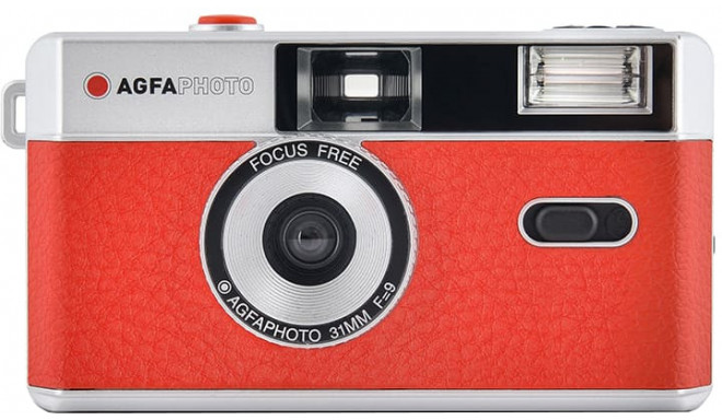 Agfaphoto пленочная камера 35 мм, красная