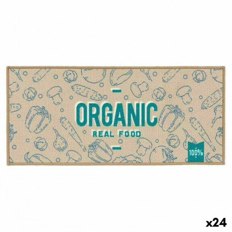 Carpet Kinvara DESIGN 3 Blue Green Beige 90 x 40 cm (24 Units)