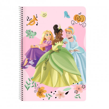 Piezīmju Grāmata Disney Princess Magical Bēšs Rozā A4 80 Loksnes