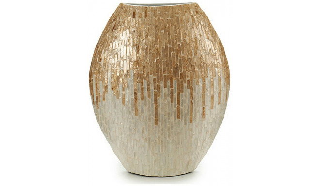 Vase 18x44.5x40cm, silver
