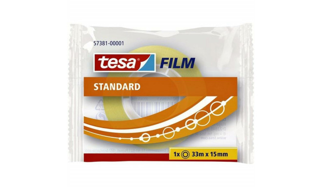 Adhesive Tape TESA 15 mm 33 m Transparent (30 Units)