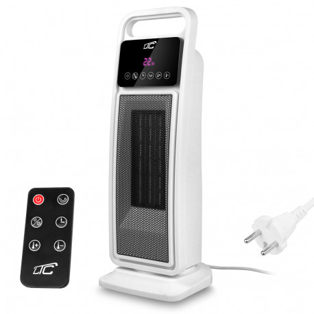 White heater LTC with ceramic heating element 1400/2000W with remote