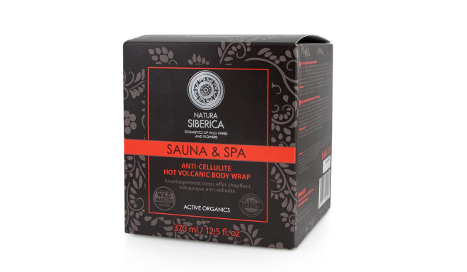 NATURA SIBERICA SAUNA & SPA BODY WRAP ANTI-CELULITICO HOT VOLCANIC 370ML