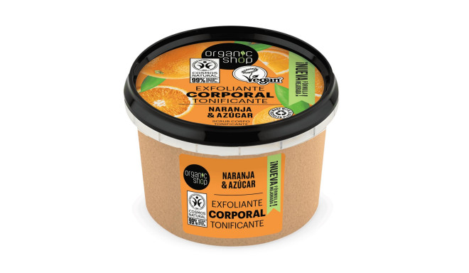 ORGANIC SHOP NARANJA SICILIANA EXFOLIANTE CORPORAL TONIFICANTE 1UN