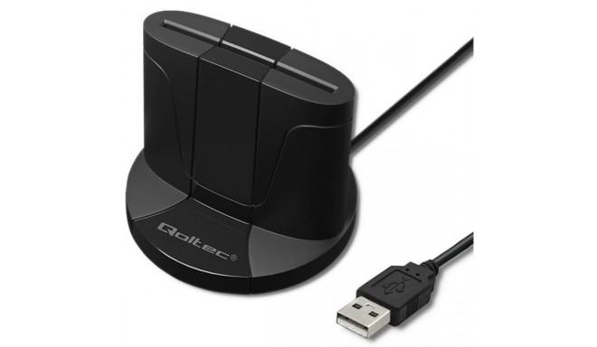 Qoltec ID-kaardi lugeja + USB-C adapter SCR0632