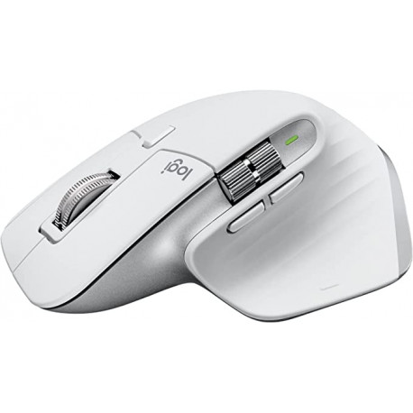 MX Master 3S (hellgrau, 7 Tasten, Logi Bolt, Bluetooth, kompatibel mit PC/Mac/iPad/Android)