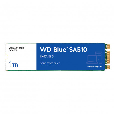 WD Blue SA510 1 TB - SSD - SATA - M.2 - blue/white