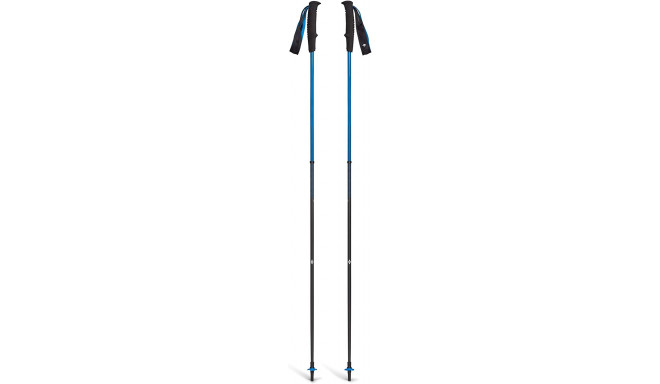 Black Diamond Distance Carbon trekking poles, fitness equipment (blue, 1 pair, 130 cm)