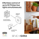 Senic Friends of Hue Smart Switch, Switch (White (Matte), Pack of 3)