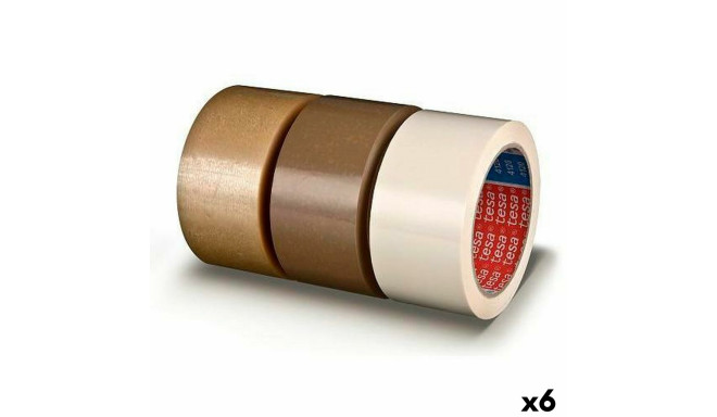Kleeplint TESA STANDARD Pakendita Läbipaistev PVC 50 mm x 66 m (6 Ühikut)