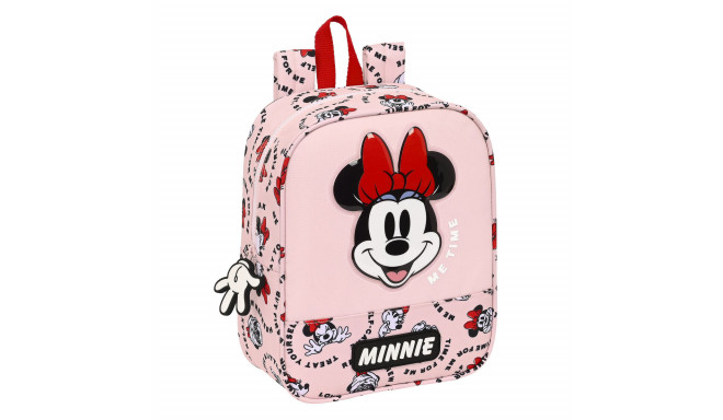 Bērnu soma Minnie Mouse Me time Rozā (22 x 27 x 10 cm)