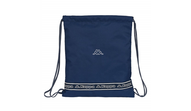 Backpack with Strings Kappa Navy Navy Blue (35 x 40 x 1 cm)