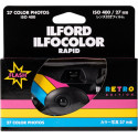 Ilford ühekordne kaamera Ilfocolor Rapid Retro 400/27, must