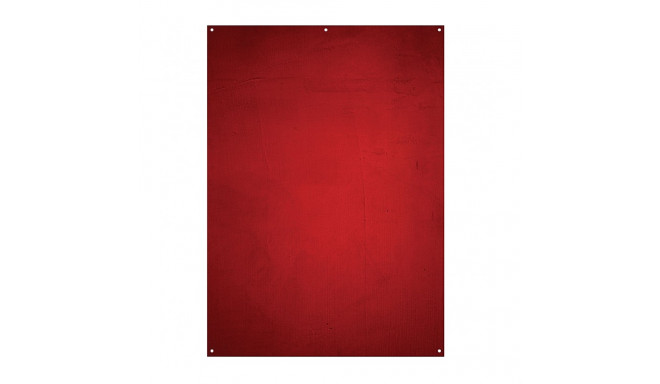 Westcott X Drop Fabric Backdrop Aged Red Wall (5' x 7')