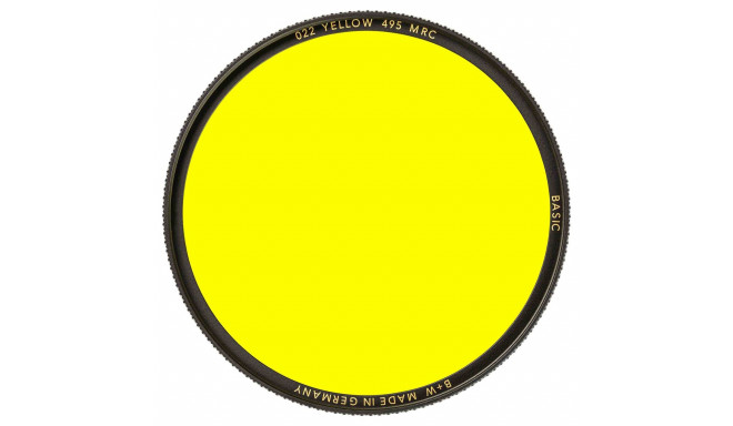 B+W Filter 49mm Yellow MRC Basic